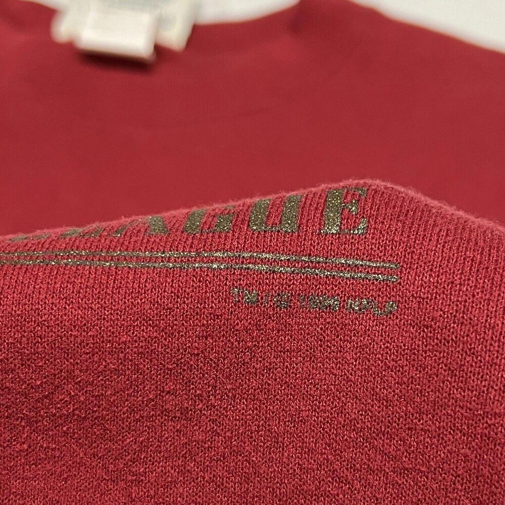 VTG San Francisco 49ers Crewneck Sweatshirt Fits Womens Sz S-M Distressed LEE - Picture 5 of 8